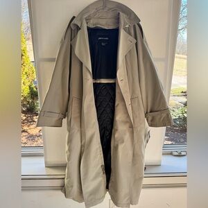 Pierre Cardin Tan Trench Coat 42R